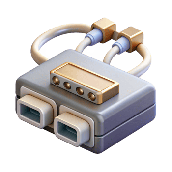 vibrant creative Sound Card Ports and Connections Isolated on Transparent Background exclusive png