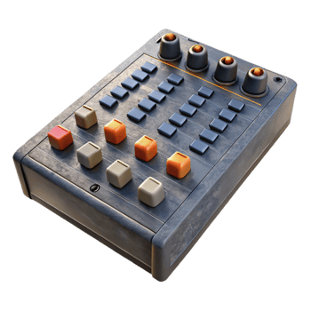 magnificent classic Sound Mixer Faders Up High Angle Cutout Transparent Background png