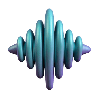 wonderful rustic Sound Waveform Abstract Design Blue Gradient Isolated premium png