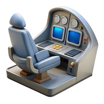impressive classic Space Shuttle Cockpit Transparent Background Pilot View high resolution png