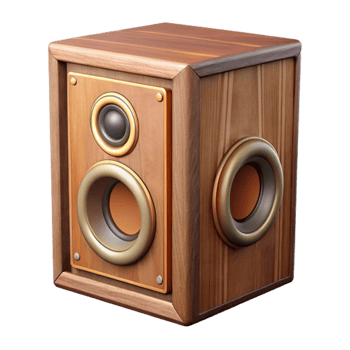 stunning abstract Speaker Cabinet Angled View Wooden Texture Cutout exclusive png
