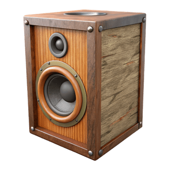 wonderful contemporary Speaker Cabinet Angled View Wooden Texture Cutout authentic png