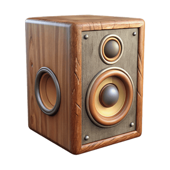 serene traditional Speaker Cabinet Wooden Texture Cutout premium png