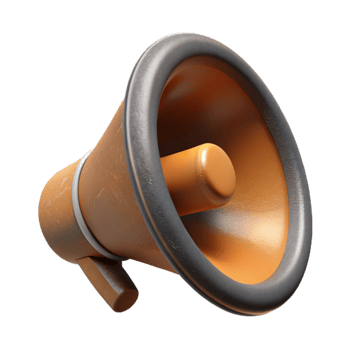 elegant modern Speaker Cone Close Up View Isolated exclusive png