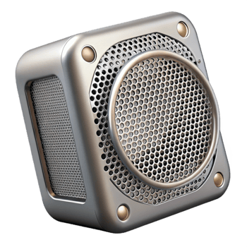 dramatic classic Speaker Grille Metal Mesh Detail Isolated Element premium png