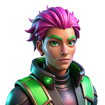 dramatic traditional Portrait of a Cyberpunk Warrior with Glo 4K png