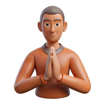 elegant classic Spiritual Hand Gesture Vitarka Mudra Cutout authentic png