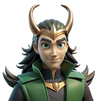 stunning minimalist A Cunning Loki Transforming Into a Rave authentic png