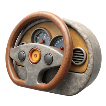 elegant rustic Sports Car Dashboard Cutout high resolution png