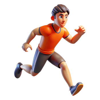 elegant contemporary Sports Photography Action Shot Blurred Motion Transparent Background premium png