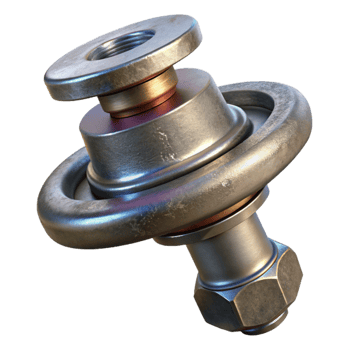 magnificent rustic Sprinkler Head Metal Isolated Cutout on Transparent Background exclusive png