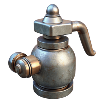 magnificent vintage Sprinkler Metal Transparent Background png