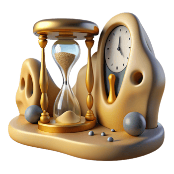 impressive creative A Surreal Landscape of Melting Clocks A exclusive png