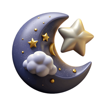 serene contemporary Starry Night Sky Twinkling Stars Celestial Scene Cutout high resolution png