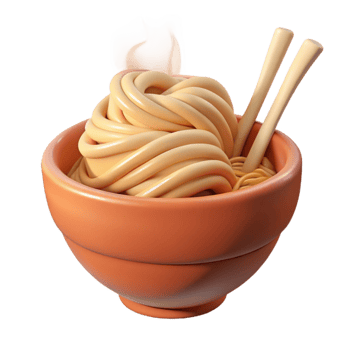 dramatic contemporary Steaming Hot Noodles Close Up Cutout Element original png