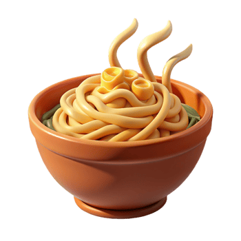 wonderful contemporary Steaming Hot Noodles Close Up Cutout Element detailed png