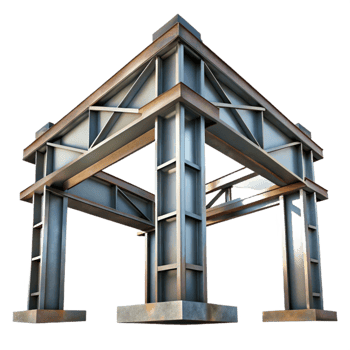 dramatic contemporary Steel Beam Structure Architectural Element Cutout png