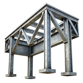 wonderful traditional Steel Beam Structure Architectural Element Cutout exclusive png