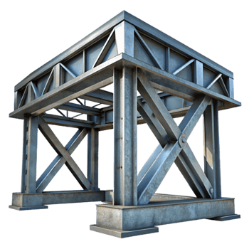 extraordinary vintage Steel Beam Structure Industrial Design Cutout high resolution png
