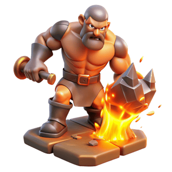 beautiful traditional A Powerful Cyclops Forging a Thunderbolt exclusive png