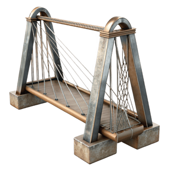 magnificent abstract Steel Cable Bridge Suspension Detail Cutout exclusive png