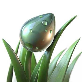 vibrant contemporary A Close Up of a Dewdrop on a Blade Of detailed png