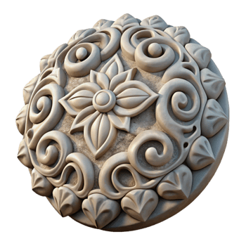 extraordinary classic Stone Carving with Intricate Detail Transparent Background authentic png