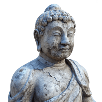 wonderful classic Stone Statue Weathered Texture Transparent Background genuine png