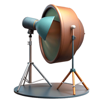 stunning modern Studio Lighting Setup with Softbox Cutout original png