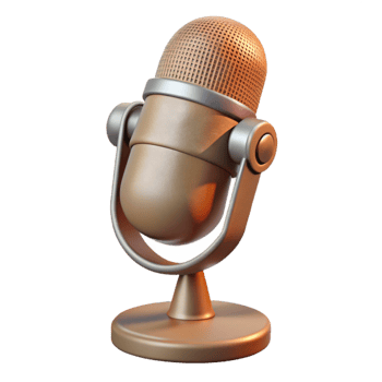 magnificent abstract Studio Microphone Side View Cutout Transparent Background authentic png