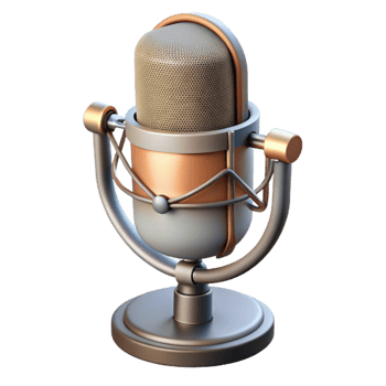 vibrant artistic Studio Microphone with Pop Filter Isolated Transparent Background detailed png