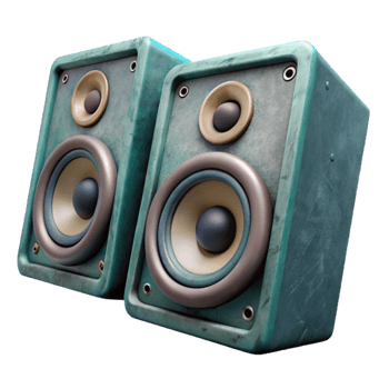 wonderful abstract Studio Monitors Angled Perspective Transparent Background authentic png