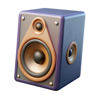 impressive traditional Studio Monitor Speaker Angled Position Isolated authentic png