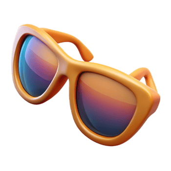 elegant traditional Stylish Sunglasses Side View Isolated png