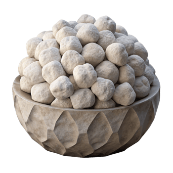 beautiful artistic Styrofoam Packing Peanuts Isolated Cutout genuine png