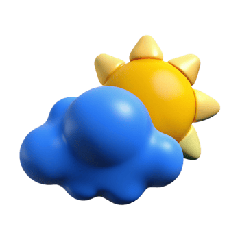 wonderful creative Sunny Sky Cutout Blue Sky png
