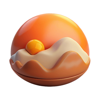 elegant rustic Sunrise Landscape Orange Sky Transparent Background png