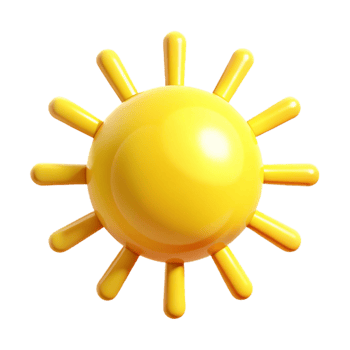 stunning modern Sunshine Bright Yellow Rays Isolated Cutout high quality png
