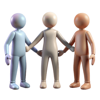 magnificent contemporary Support Group Silhouettes People Holding Hands Transparent Background authentic png
