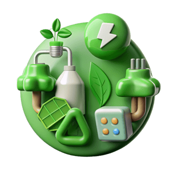 elegant traditional Sustainable Energy Sources Icons Green Isolated genuine png