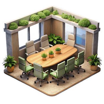 extraordinary rustic Sustainable Office Interior Meeting Room Cutout high resolution png