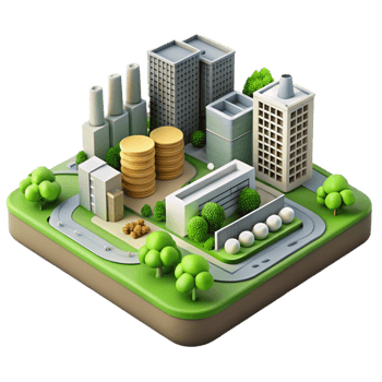 stunning minimalist Sustainable Urban Development Plan Isolated genuine png
