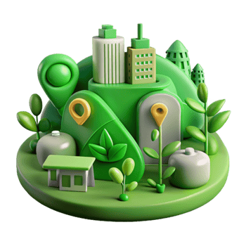stunning abstract Sustainable Urban Farming Icon Set Transparent Background genuine png