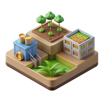 extraordinary classic Sustainable Urban Farming Techniques Diagram Transparent Background original png