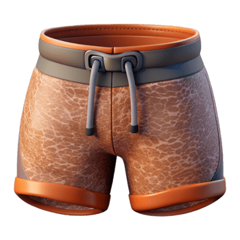 serene traditional Swim Trunks Mesh Lining Inner View Cutout premium png