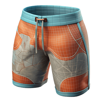 wonderful modern Swim Trunks Mesh Lining Inner View Cutout high quality png