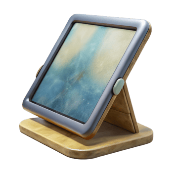 extraordinary rustic Tablet with Stand Isolated Cutout professional png