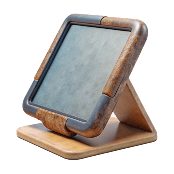 elegant minimalist Tablet with Stand Isolated Cutout high resolution png
