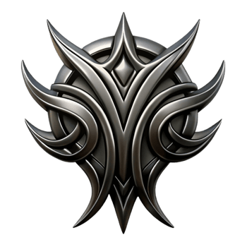 impressive vintage Tattoo Design Tribal Style Black Isolated png