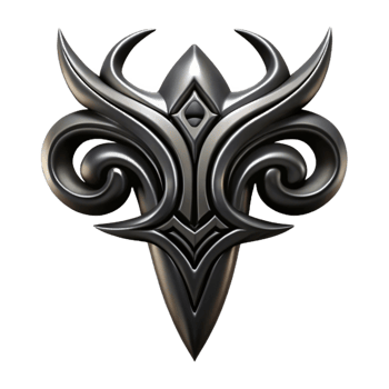 elegant creative Tattoo Design Tribal Style Black Isolated premium png